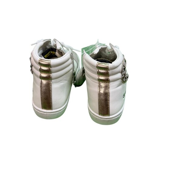 Vintage Havana SneakersGold trimmed multi Mix Star Studded High Tops SZ:7 - Picture 5 of 10